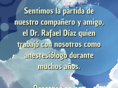 Descanse en paz DR Rafael Diaz pequeña